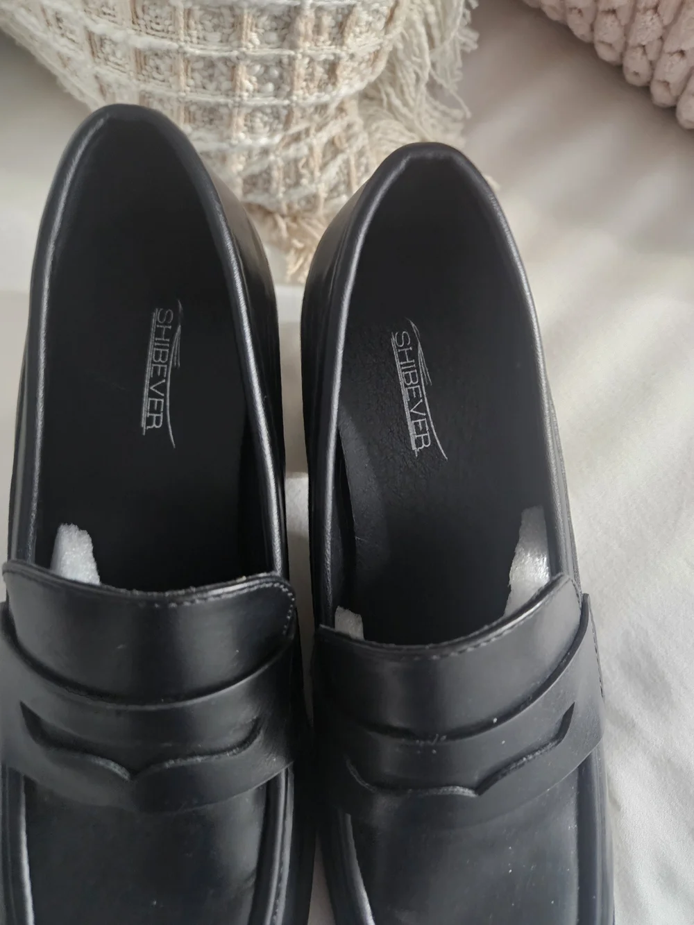 Classic Black Penny Loafers